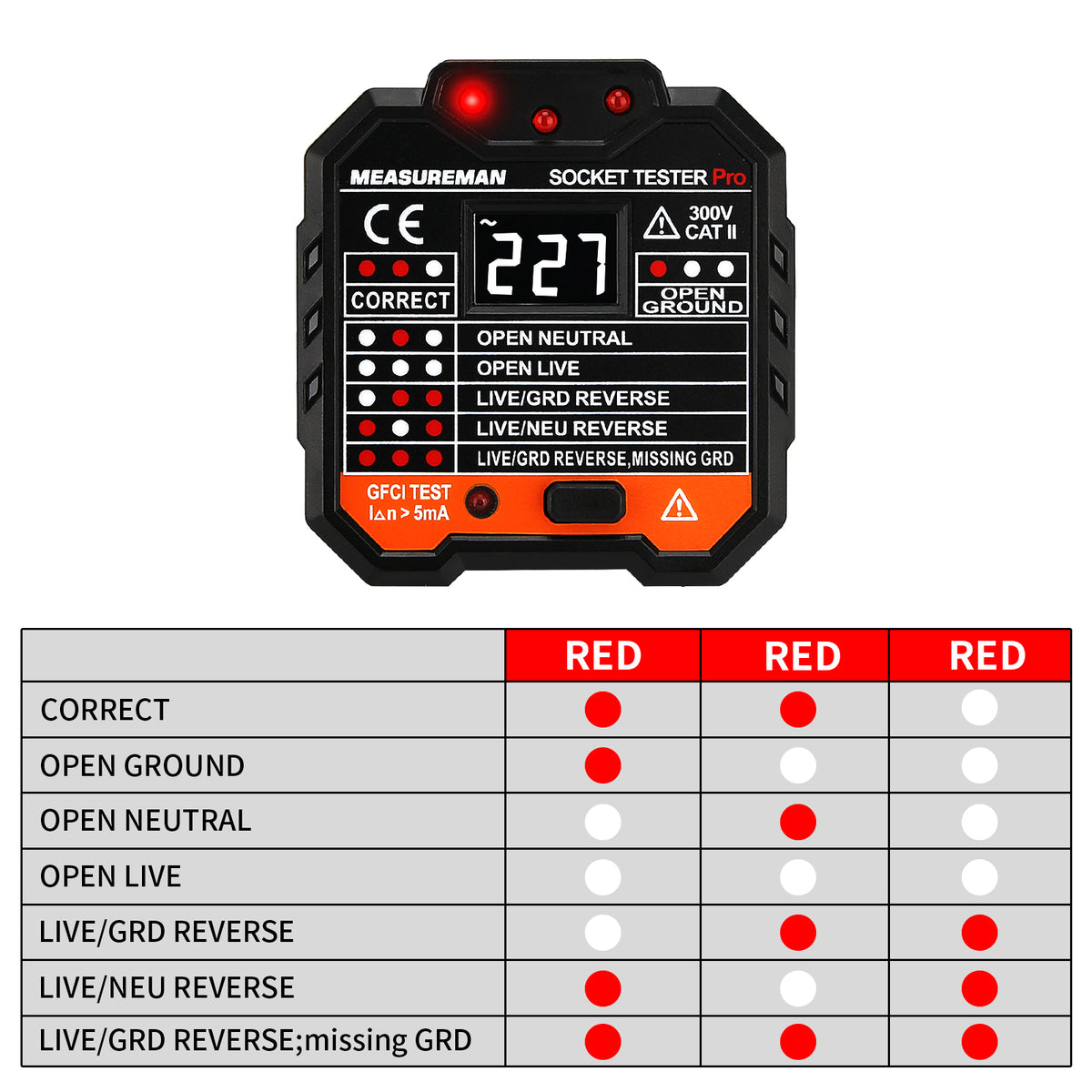 VILLCASE Power Tools Wisking Tool Electric Non- Voltage Tester