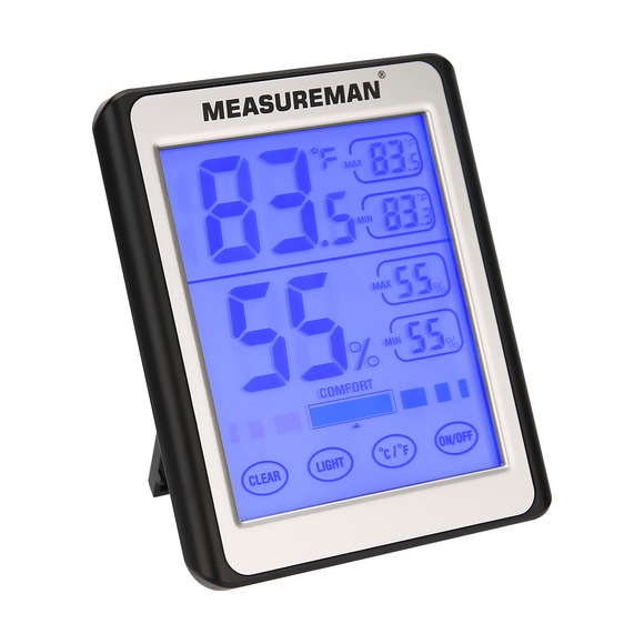 9 In 1 Digital Thermometer Hygrometer Outdoor Alarm Clock Home