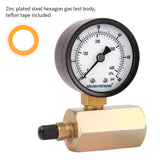 Measureman 2" Steel Gas Pressure Test Gauge Assembly, 3/4" FNPT Connection, 0-60Psi/kpa, -3-2-3% Accuracy