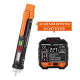 Measureman Electrical Test Kit, Non-Contact Detector, AC Voltage Tester Pen/Socket Tester, GFCI Outlet Tester, Live/Null Wire Judgment