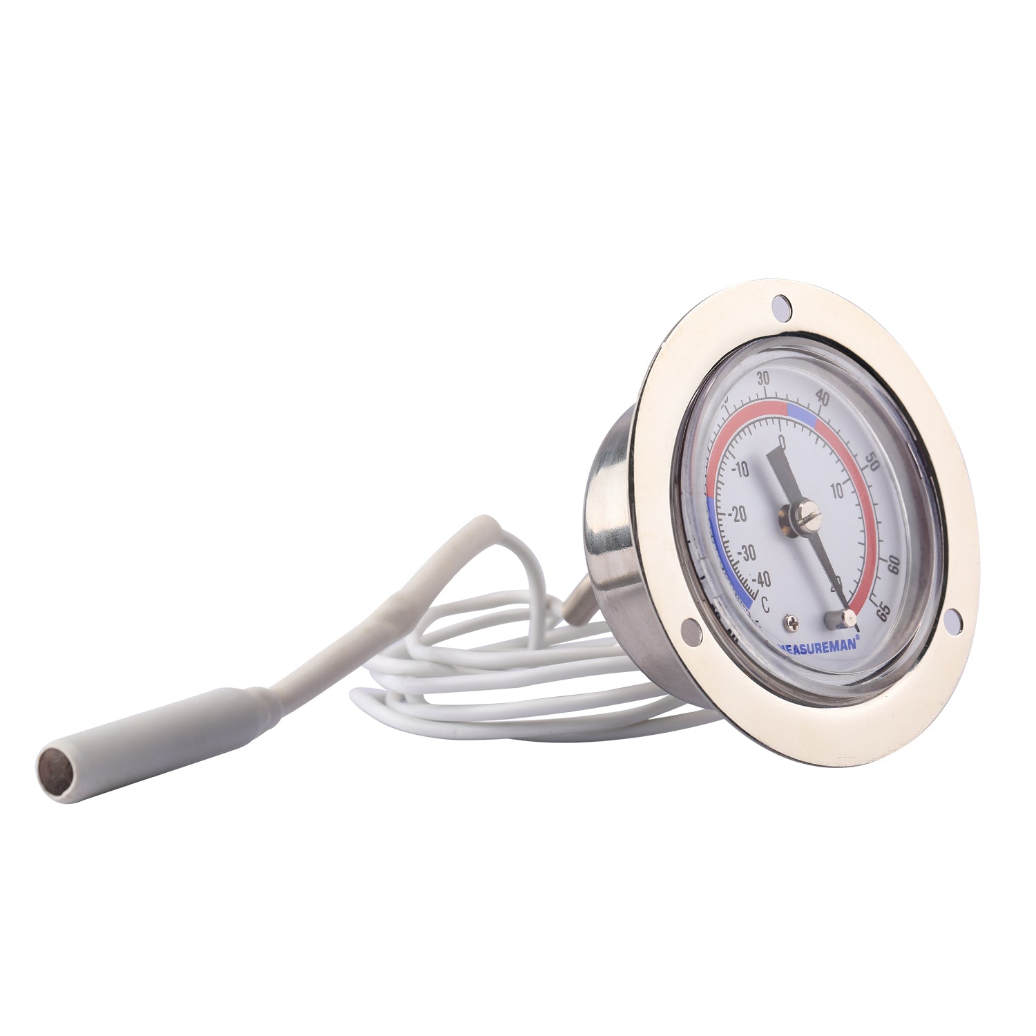 Dial Refrigerator Thermometer with Instant Read, 2-Inch Stainless
