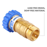 Measureman Lead-Free Brass, Water Pressure Regulator, Pressure Reducer For Camper, Trailer, RV, Garden, Plumbing System, 40-50 psi, 3/4"Hose